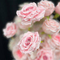 Boule florale artificielle en soie Sunwedding pour centre de table de mariage, couleur et taille personnalisables, décoration de vase rose pour événements de Noël