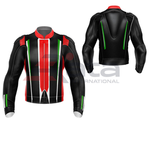 เสื้อแจ็กเก็ตมอเตอร์ไซด์แบบปรับแต่งได้,สีดำสวมใส่สบายมีบริการ OEM แบบมืออาชีพ - Product Image 3
