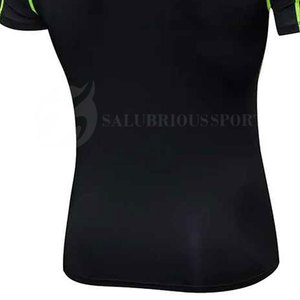 Fabricant professionnel tricoté t-shirts de compression de fitness écologiques personnaliser la conception vêtements actifs à séchage rapide pour hommes - Product Image 5