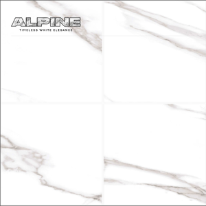LUCCA WHITE ALPINE Elegance Carreaux de marbre numérique brillant 600x600mm Carreaux de mur et de sol pour application dans le modèle céramique Novac - Product Image 6
