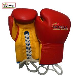 Guantes de Boxeo Personalizados con Cordones, Transpirables, para Entrenamiento en Club, Correa de Muñeca Ajustable, Cuero Vacuno, Protección Completa para los Dedos, Impermeables - Product Image 6