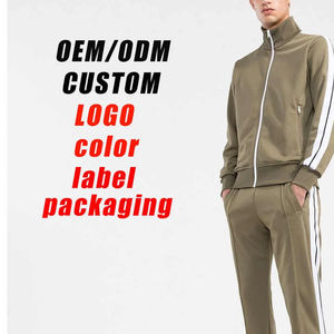 Ensemble de survêtement unisexe 2 pièces en polaire respirant et confortable avec fermeture éclair, style streetwear personnalisé pour homme, collection hiver 2025 - Product Image 4