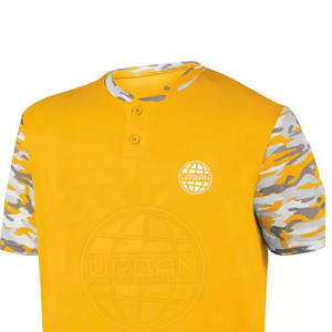 Meilleur prix nouveauté uniforme de baseball 100% ensembles de vêtements de sport en polyester à manches courtes respirant et imprimé à vendre - Product Image 6