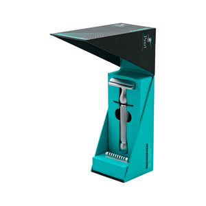 Mango más largo Color plata Hoja de doble filo Maquinilla de afeitar para hombre Afeitado Maquinilla de afeitar clásica al mejor precio - Product Image 4