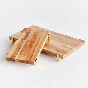 Vente chaude planche à fromage en bois métal en bois Design Premium accrocheur pour la maison et le restaurant de l'Inde 2025 à un prix abordable - Product Image 5