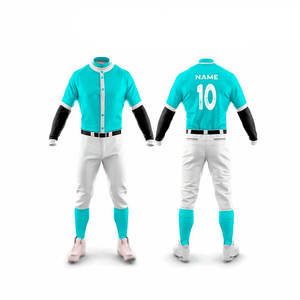 Venta caliente diseño superior al por mayor uniforme de béisbol sublimación personalizada Impresión digital camiseta de béisbol en blanco - Product Image 5