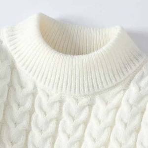 Pull tricoté décontracté pour hommes avec manches à épaules tombantes Nouvelle arrivée Chemise Offre Spéciale transfrontalière à fond ample pour le printemps et l'automne - Product Image 3