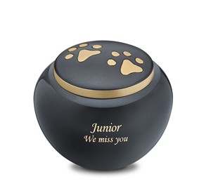 Elegante Urna Funeraria para Mascotas de Estilo Europeo, Caja Conmemorativa Grabada Personalizada de Metal para Perros y Gatos, Color Personalizable, 200 Pulgadas Cúbicas - Product Image 6