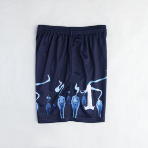 Shorts en coton doux pour hommes, molleton, décontractés, taille élastique, entraînement, gym, vêtements de confort à la maison - Product Image 4