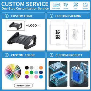 Repose-pieds ergonomique à hauteur réglable, réduit la fatigue des pieds et améliore la posture, augmente le confort pour l'utilisation d'ordinateurs de bureau, couleur rouge - Product Image 2
