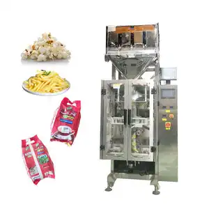 Automatic Vertical Grain Bag Multihead Weigher Snack Granular Packaging Nuts Sugar Coffee Beans Packing Machine