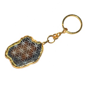 Buy CreamMoon <b>Stone</b> Tumbled <b>Cage</b> Keychain Online | Natural <b>Stone</b> CreamMoon <b>Stone</b> Tumbled <b>Cage</b> Keychain Online - Product Image 5