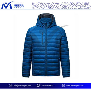 Veste d'hiver matelassée et coupe-vent pour hommes, logo personnalisé, veste isolée pour les travailleurs en plein air, les équipes sportives ou le personnel de l'entreprise - Product Image 2
