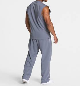 กางเกงวิ่งขาตรงสำหรับผู้ชายกางเกงเล่นกีฬาผ้าฟลีซคอตตอนสำหรับไปยิมวิ่ง - Product Image 4