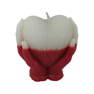 Hand Holding Heart Scented <b>Candle</b> | Romantic Decorative Aroma <b>Candle</b> for Home Décor, Gifting & Special Occasions | Smokeless, - Product Image 3