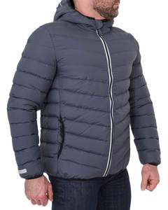 Chaquetas Acolchadas Personalizadas para Hombre, 100% Poliéster, Calidad Premium, Cuello Alto Elegante, Resistentes al Viento, Transpirables para Invierno, Estilo Urbano - Product Image 1