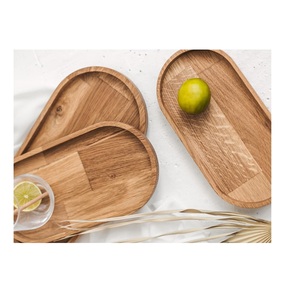 Plateau de service en bois fabriqué en Inde, qualité standard, plateau décoratif pour la table à manger à domicile, prix de gros, approvisionnement direct - Product Image 5