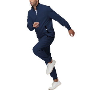 Oem Custom Polyester Men's Tracksuits Patchwork <b>Zip</b> up Nylon Jacket And Pants <b>Jogger</b> Sets Gym Wear Letter Print Tracksuit Set - Product Image 6