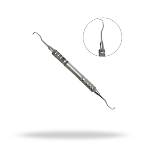 เครื่องมือขูดหินปูน Gracey Feline Curette 7 8 สำหรับสัตวแพทย์ ใช้สำหรับขูดหินปูนใต้เหงือกและขูดหน้าผากฟันแมว - Product Image 1