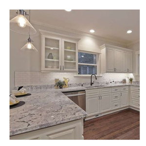 Revestimiento de pared exterior pulido de losa de granito gris río Natural Premium y suelo de encimera de cocina/baño - Product Image 4