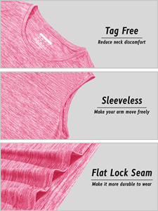 Camiseta sin mangas de poliéster para hombre, camiseta atlética sin mangas con tela ligera de secado rápido, ideal para Fitness, gimnasio, correr e informal - Product Image 4