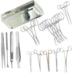 Nouveau kit de chirurgie vétérinaire manuel en acier, ensemble de stérilisation mineure, instruments chirurgicaux de base, pour l'élimination générale des ovaires, certifié CE - Product Image 4