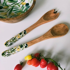 Cuillère de service multifonctionnelle en résine et bois de haute qualité, ustensile de table attrayant - Product Image 2