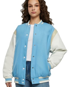Chaqueta de Béisbol Varsity de Invierno de Nuevo Diseño, Piel de Oveja, Secado Rápido, Transpirable, Ropa de Moda Elegante para Mujer con Forro de Seda - Product Image 1
