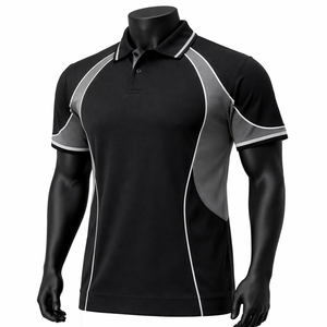 Camiseta Polo Deportiva Personalizada para Hombre, Transpirable, de Secado Rápido, para Golf, Manga Corta, Ropa Deportiva, OEM, ODM - Product Image 3