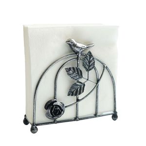 Polished Finishing High Quality Aluminium Napkin Holder Modern Design Environmental Friendly <b>Silver</b> Home Hotel Restaurant <b>Table</b> - Product Image 5