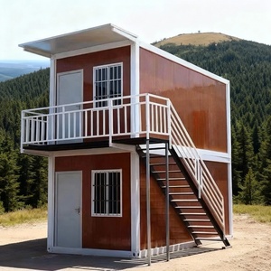 Villa Prefabbricata Tyni in Container da 20 Piedi con Bagno, Guida In Loco, Due Piani, Stile Tropicale Turco, Chiavi in Mano - Product Image 1