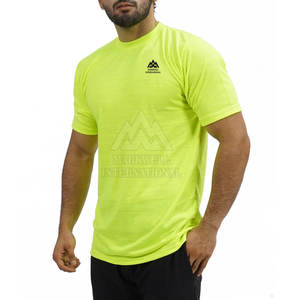 Camisetas cómodas de gimnasio para hombres 100% algodón Color sólido Hecho en Pakistán Material duradero - Product Image 6