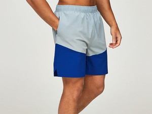 กางเกงขาสั้นผ้าโพลีเอสเตอร์สำหรับผู้ชายแบบลำลองสำหรับวิ่งมาราธอนผ้าทอแห้งเร็วเอวต่ำสีพื้นสำหรับใช้ในยิม - Product Image 2