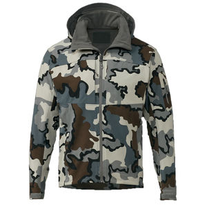 Chaqueta de senderismo táctica de poliéster transpirable con forro polar de manga larga para hombre, traje de caza de camuflaje para exteriores, ropa de caza personalizable - Product Image 6