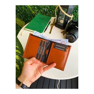 London-Portefeuille noir magnétique en cuir véritable pour hommes, design bicolore, artisanat haut de gamme - Product Image 4