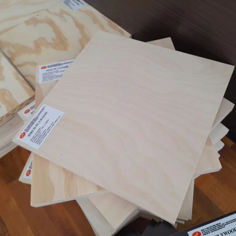 13-Ply 18mm Rubber Core Waterproof E0 Formaldehyde Birch Plywood 4x8 1220x2440mm for Interior Door Designs Living Room Wall