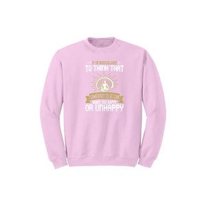 Sweat-shirt en mélange de coton avec des thèmes de bouddha imprimés Style décontracté 12 options de couleur 260-280 Placement de conception personnalisable GSM lourd - Product Image 2