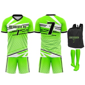Maillots de football pour hommes à manches courtes respirants avec impression numérique de logo personnalisé, uniformes d'équipe - Product Image 2