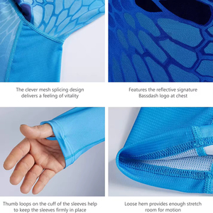 Camiseta de Pesca de Manga Larga con Diseño Personalizado para Hombre, con Tela de Secado Rápido para Protección Solar Total - Product Image 5