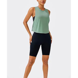 Ropa deportiva, camisetas sin mangas de talla grande más vendidas para mujer, camiseta sin mangas para correr para mujer personalizada con precio al por mayor - Product Image 5
