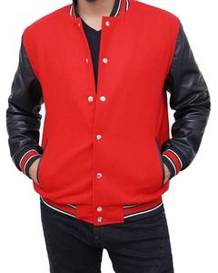Veste universitaire sur mesure Letterman Bomber Jacket Winter Casual Baseball Jackets Vêtements d'hiver pour hommes Stand imprimé - Product Image 1