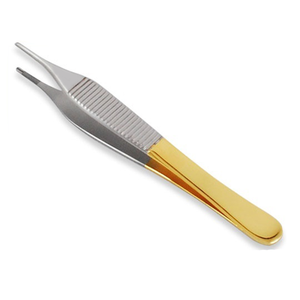 Fórceps de disección y tejido Adson de alta calidad 12cm | Fórceps de microtejido TC Adson con instrumentos quirúrgicos de dientes 1x2 - Product Image 5