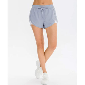 Pantalones cortos deportivos verano 2024 nuevo cordón elástico Patchwork suave mujeres pantalones cortos para niñas mujer señora Casual Slim caliente pantalones cortos - Product Image 1