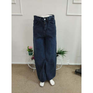 Pantalones Deportivos Kadin Yuksek Bel Genis Pacali, 38561 - Azul Marino - Product Image 5