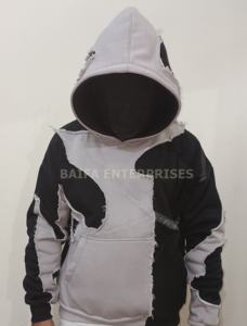 Haute qualité impression personnalisée broderie hommes panneau sweats à capuche sweat unisexe coupe et coudre Logo personnalisé pour hommes et femmes 2023 - Product Image 5