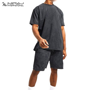 ชุดสั้นสำหรับผู้ชายชุดซักแบบลำลองมีน้ำหนักเบาสวมใส่สบายเสื้อผ้าชั้นนอกสำหรับผู้ใหญ่ขายดีล่าสุดสไตล์ฤดูร้อน - Product Image 5