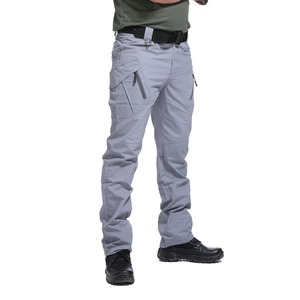 Pantalon cargo pour homme en coton 100% - Vente flash - Léger - Taille mi-haute - Décontracté - Respirant - Séchage rapide - Coupe droite - Multi-poches - Service OEM - Haute qualité - Product Image 1