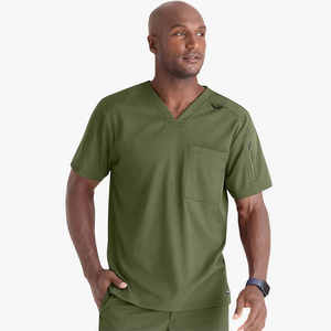 Unisex Hospital Scrubs Nuevo uniforme médico para los médicos y enfermeras Cómodo enfermera Scrubs uniformes conjuntos - Product Image 5