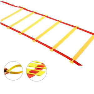 Escalera de agilidad con logotipo personalizado de venta superior para entrenamiento de velocidad peldaños ajustables para ejercicios - Product Image 3