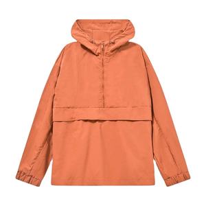 Chaqueta cortavientos Anorak con capucha y media cremallera moda informal personalizada para hombre - Product Image 5